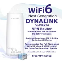 DYNALINK DL-WRX36 DD-WRT FLASHED VPN ROUTER NEW