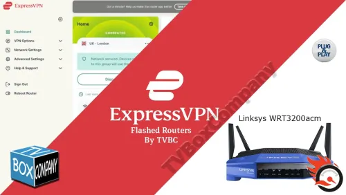 LINKSYS WRT3200ACM EXPRESSVPN FLASHED ROUTER REFURB